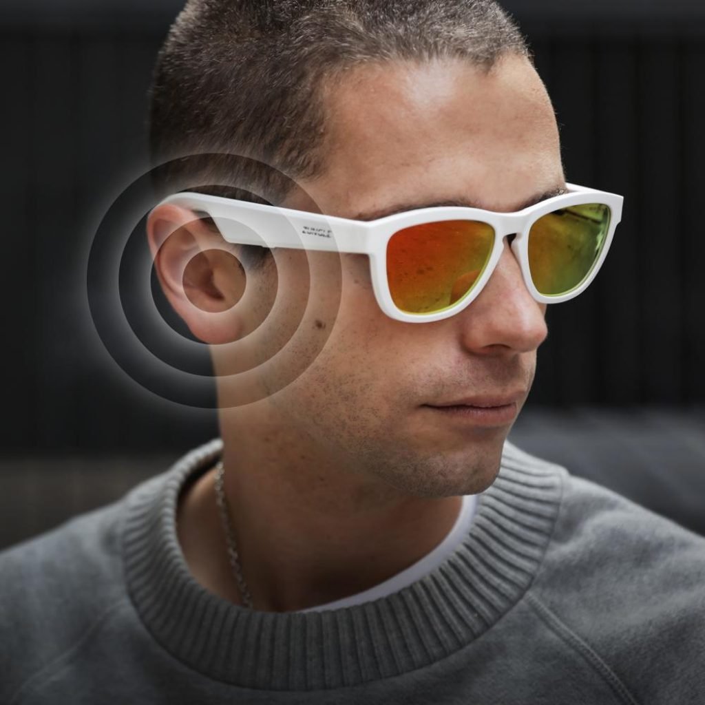 Bone conduction cheap headphones glasses